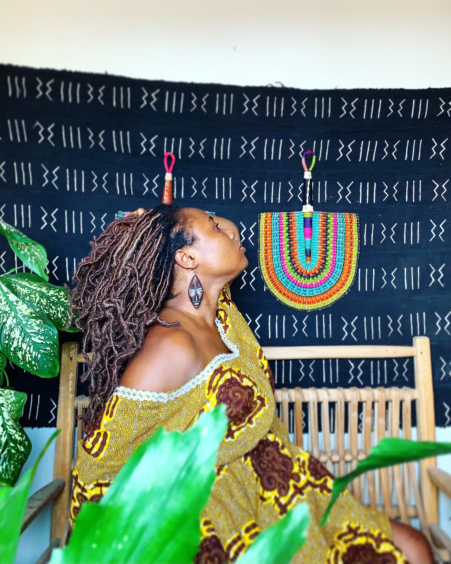 Tribal Mask Earrings - Ellefoodie